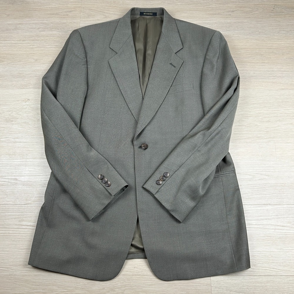 Vintage Monsieur by Givenchy Mens 40 Regular Worsted Wool Suit Jacket Blazer